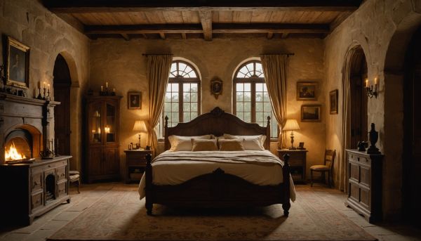 Une nuit reposante dans une demeure ancienne restaurée